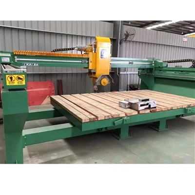 Automatic Tilting 45 Degree Chamfering Bridge Saw Stone Cutting Machine